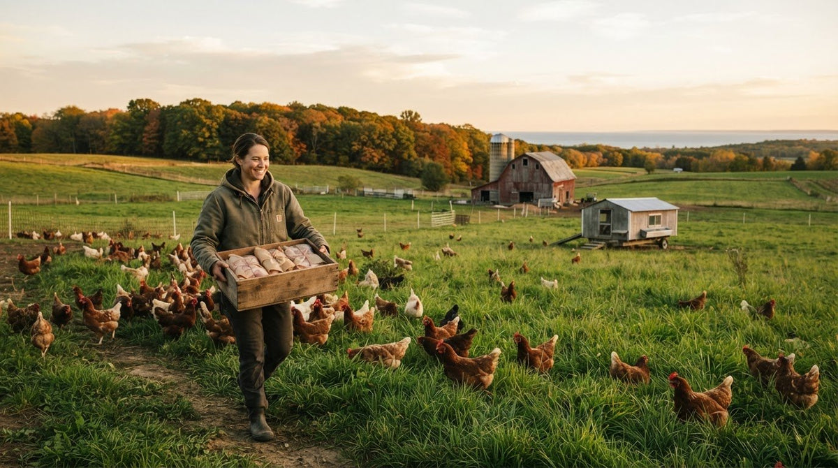 Pasture Raised Chicken Sales and Delivery in Leelanau County