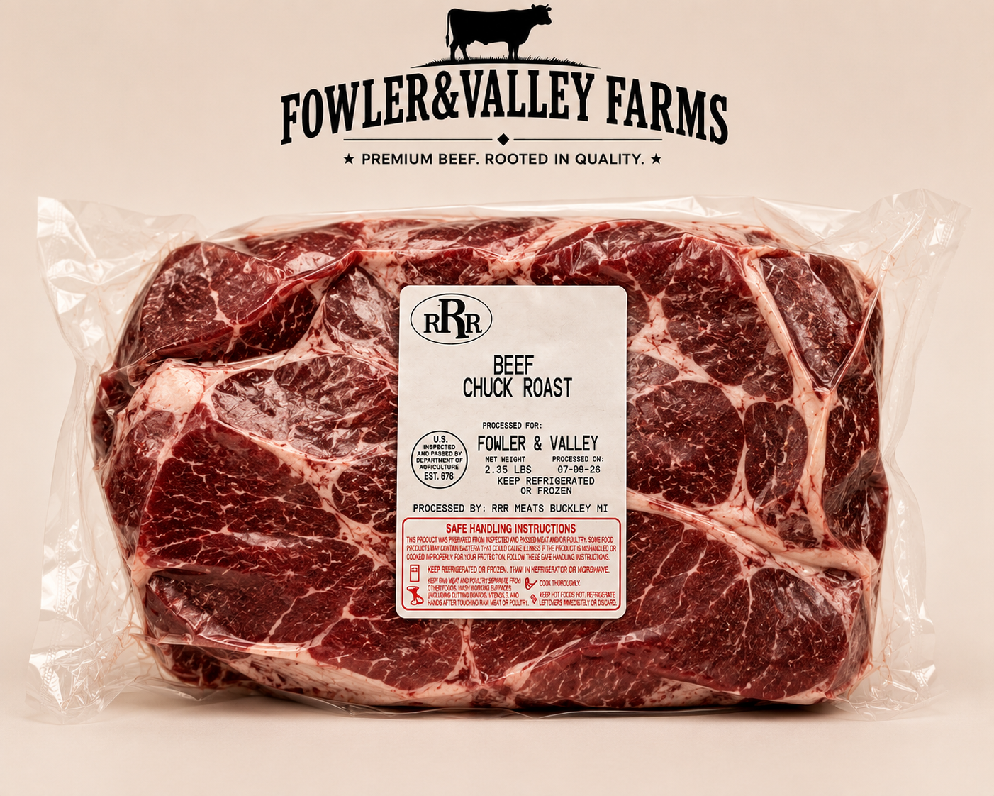 Chuck Roast — Michigan Grain-Finished
