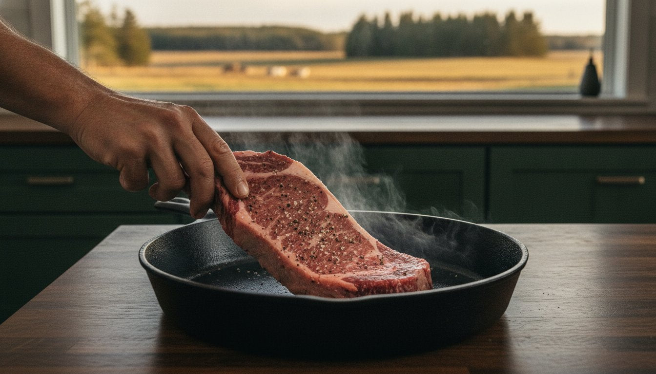 How to Cook a New York Strip Steak: The Northern Michigan Farm Guide