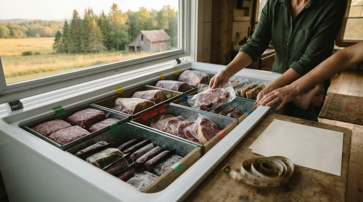 Organizing a Chest Freezer for Bulk Meat: A Practical System