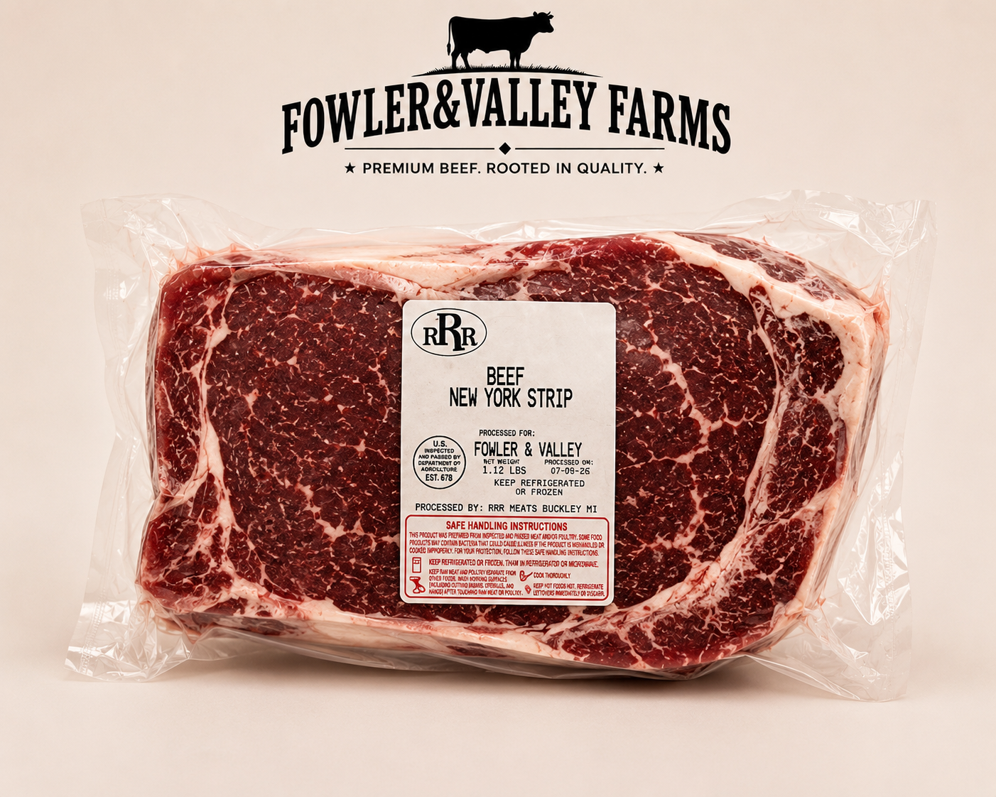 NY Strip Steak — Michigan Grain-Finished |